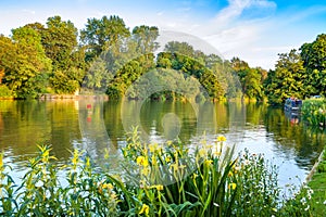 Thames River. Oxford, England