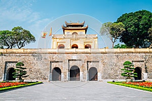 Thang Long Imperial City in Hanoi, Vietnam