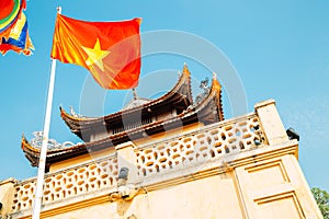 Thang Long Imperial City in Hanoi, Vietnam