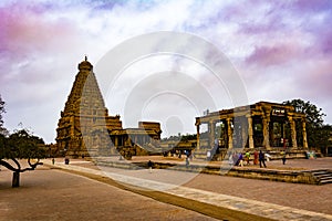 Thanjavur Big Temple Colourful Look photo