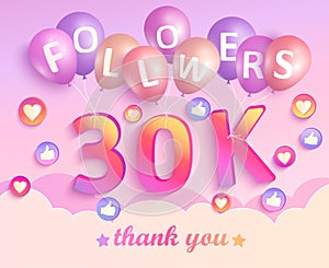 Thank you 30K followers banner.