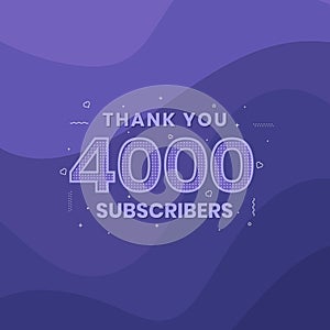 Thank you 4000 subscribers 4k subscribers celebration