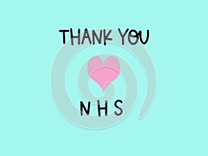 Thank you card for nhs staff photo