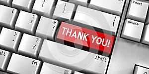 Thank you - computer keyboard
