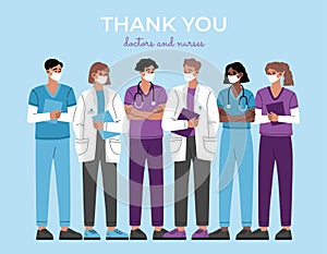 Thank you doctors, nurses and medical personnel