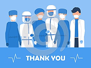 Thank you doctors and nurses working in the hospitals. Intensive care unit clinic with air oxygen sensor is shown on the