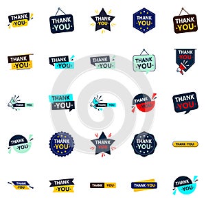 Thank You 25 Eye catching Vector Images to Express Gratitude