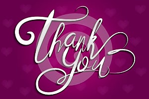 Thank You Greeting Card banner template
