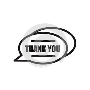 thank you icon images isolated on white background