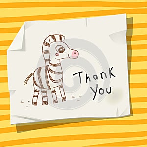 Thank you love and help animals card