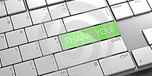 Thank you - computer keyboard