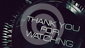 Thank you for Watching digital technology hitech concept