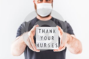 Thank your nurses concept