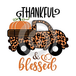 Thankful and blessed - Happy Harvest fall festival