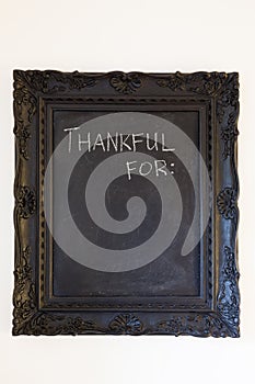 Thankful For Chalkboard