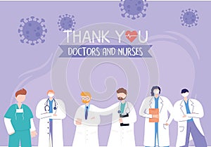 Thanks, doctors, nurses, physicians community medical staff