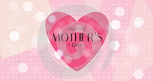 Thanks for everything, Mom. Happy Mother`s Day Cute Background with Flowers. Vector Illustration