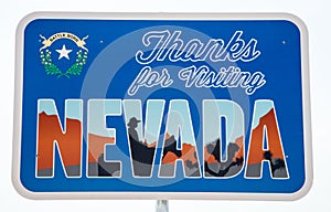 Thanks for Visiting Nevada Sign