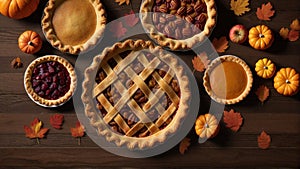 Thanksgiving Autumn Pies