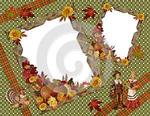 Thanksgiving Background scrapboook