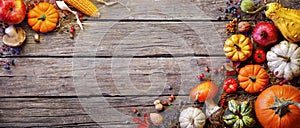 Thanksgiving Banner - Pumpkins