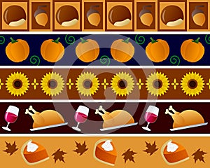 Thanksgiving Borders Set