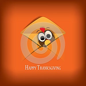 Thanksgiving card vector illustration design with