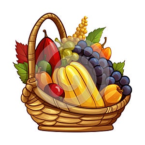 Thanksgiving cornucopia icon