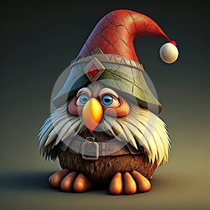 Thanksgiving Day Turkey Gnome - Ai Generative