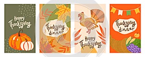 Thanksgiving Day. Vector illustration for your design.