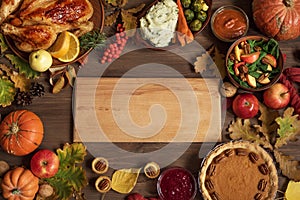 Thanksgiving dinner background