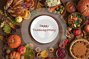 Thanksgiving dinner background