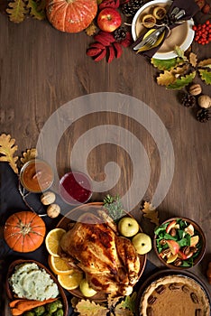 Thanksgiving dinner background