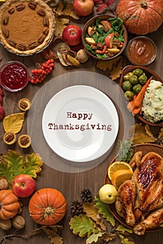 Thanksgiving dinner background