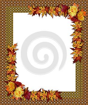 Thanksgiving Fall Autumn Border