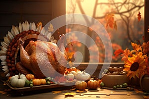 Thanksgiving gratitude concept with a thankyou