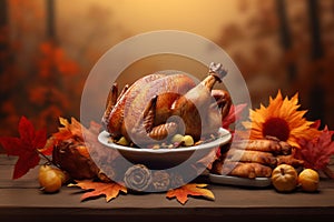 Thanksgiving gratitude concept with a thankyou