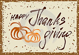 Thanksgiving greeting card