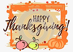 Thanksgiving greeting card