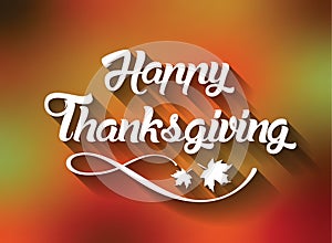 Thanksgiving greeting card with