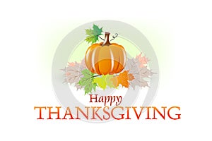 Thanksgiving greetings card vector image
