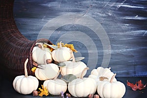 Thanksgiving or Halloween Cornucopia