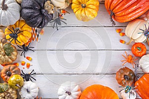 Thanksgiving, Halloween fall autumn season holiday background