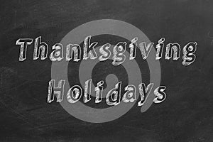 Thanksgiving Holiday