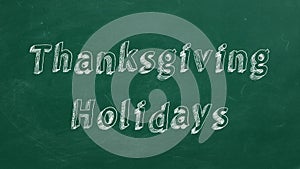 Thanksgiving Holiday