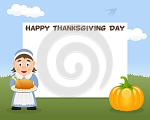 Thanksgiving Horizontal Frame Housewife