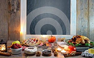 Thanksgiving meal background