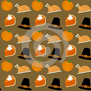 Thanksgiving Seamless Pattern