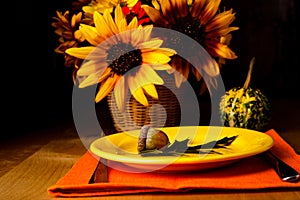 Thanksgiving serving table