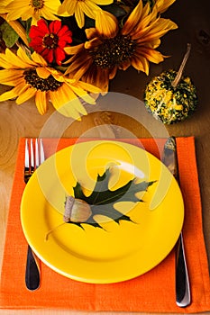 Thanksgiving serving table